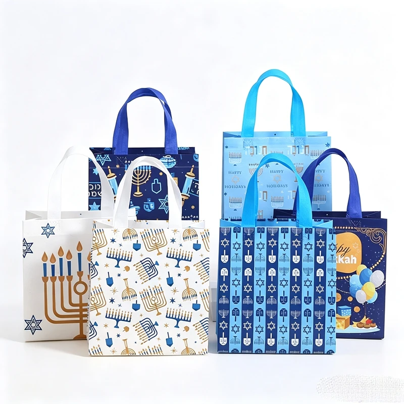 Packaging - 50 шт. стильных еврейских праздничных сумок-шопперов