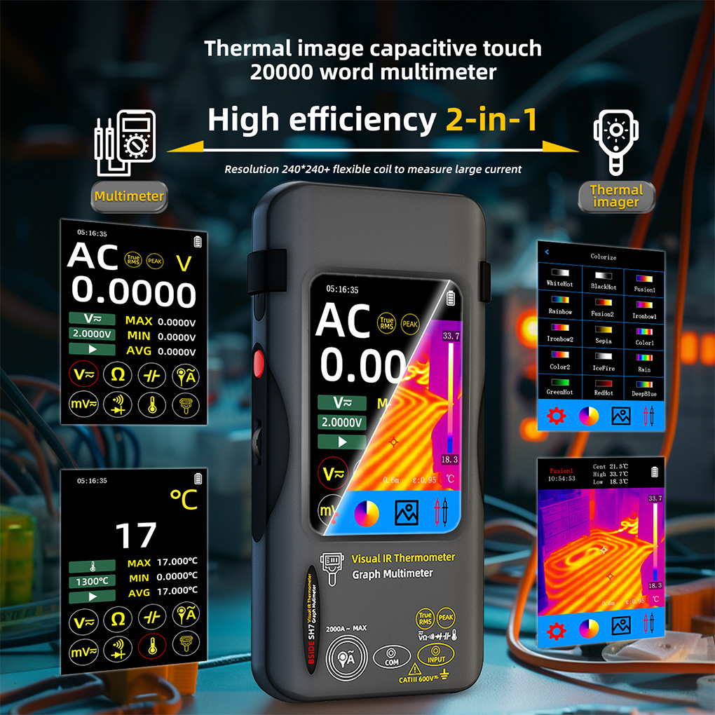 Thermal Imaging Camera Pcb Repair - Тепловизионная камера, мультиметр, разрешение 320 ×