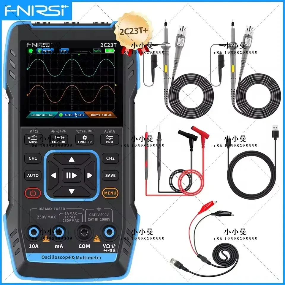 Fnirsi Digital Oscilloscope Handheld - FNIRSI 2C23T 10 МГц, 2C53T 50