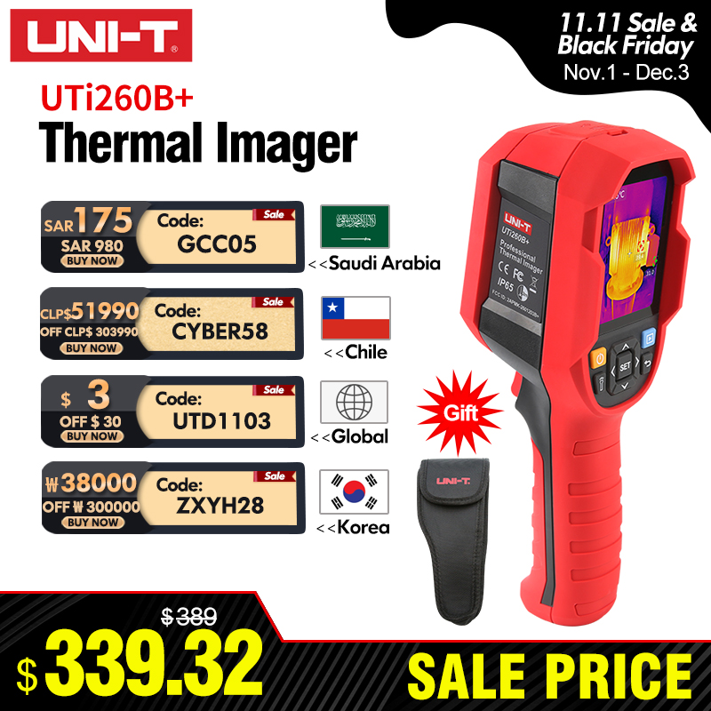 UNI-T UTI260B UTI260A Тепловиз – обзор и цена Thermal Imaging Camera Pcb Repair