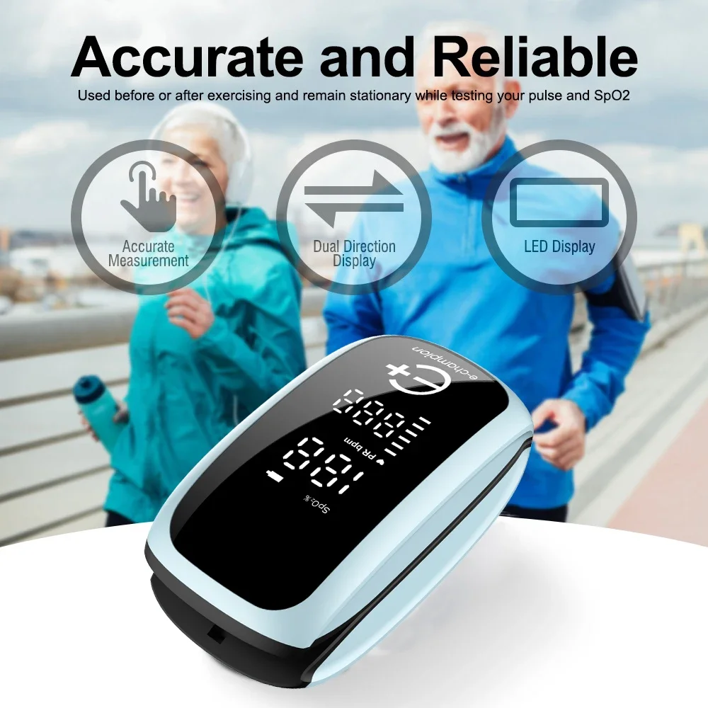 5 шт. перезаряжаемых медицинск – обзор и цена Pulse Oximeter Fingertip Rechargeable