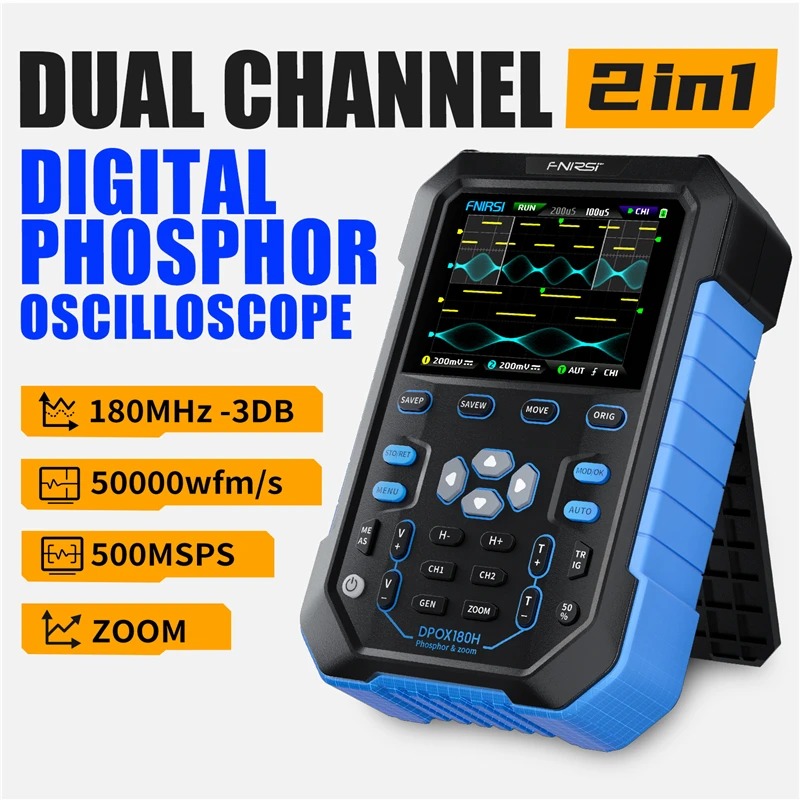 FNIRSI DPOX180H Ручной цифрово – обзор и цена Fnirsi Digital Oscilloscope Handheld