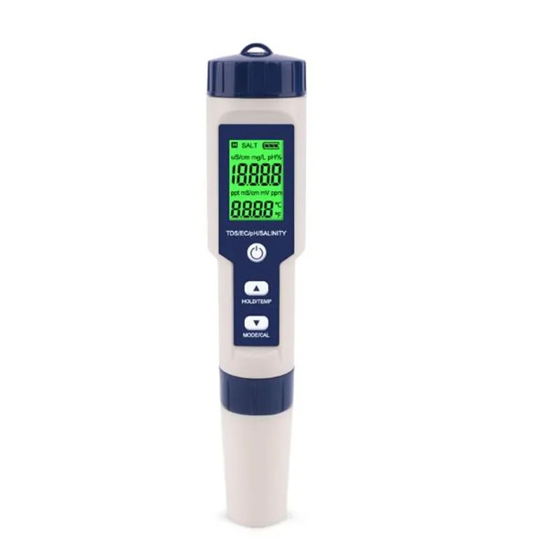 5 в 1, измеритель солености PH – обзор и цена Ph Meter Digital Water Tester
