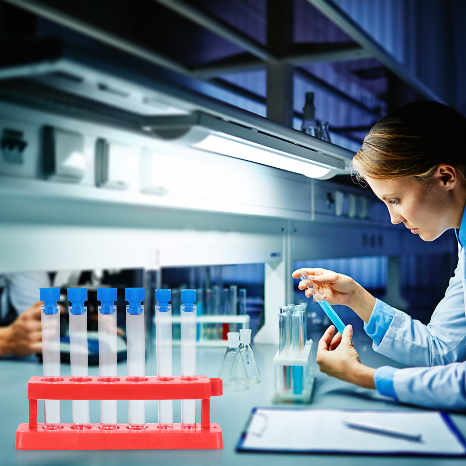 Научные пробирки с подставкой  – обзор и цена Lab Equipment