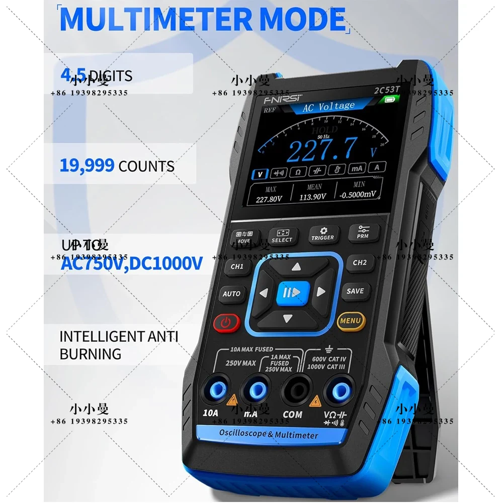 FNIRSI 2C53T – усовершенствова – обзор и цена Fnirsi Digital Oscilloscope Handheld
