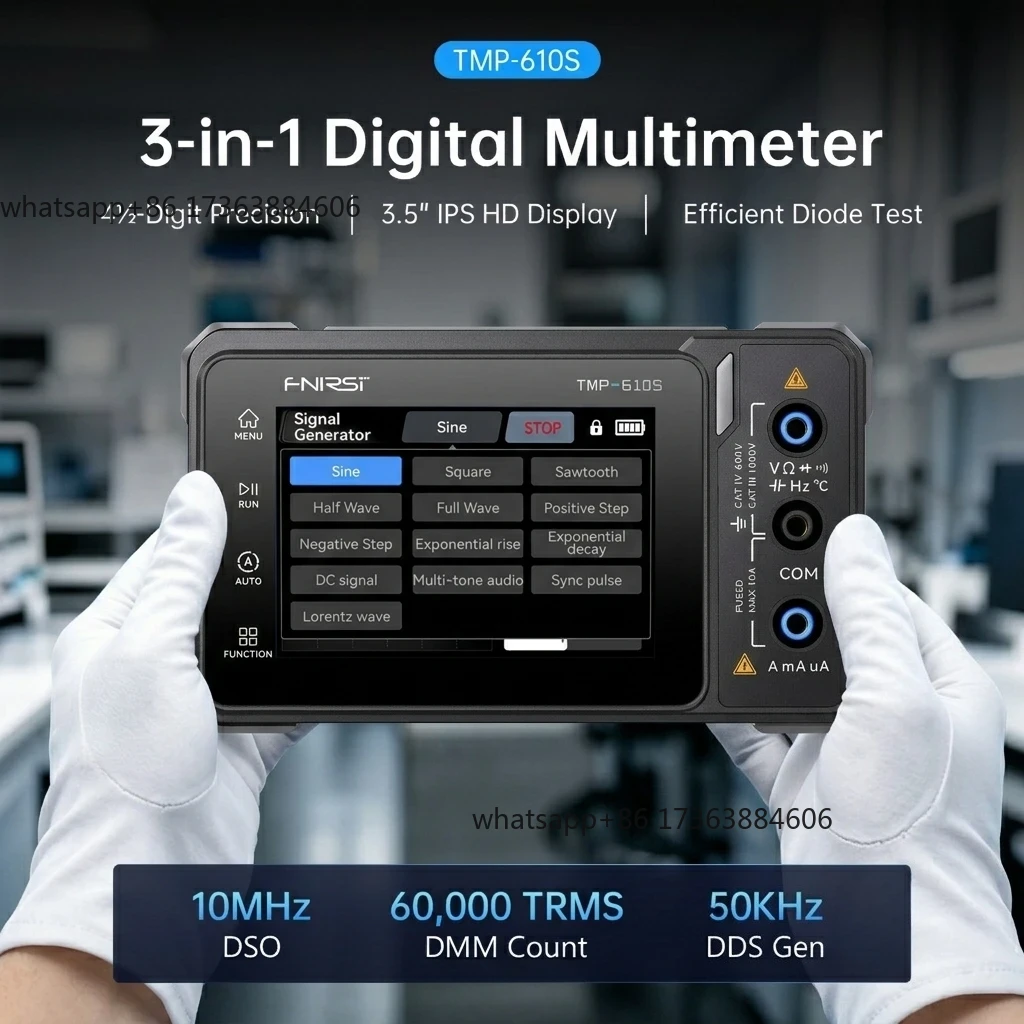 Цифровой мультиметр FNIRSI TMP – обзор и цена Fnirsi Digital Oscilloscope Handheld