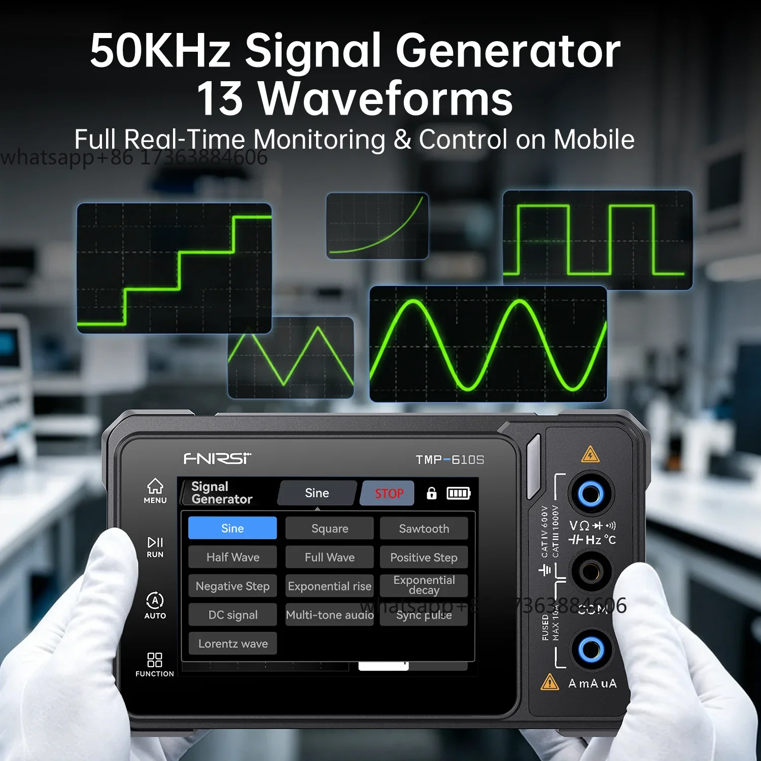 Цифровой мультиметр FNIRSI TMP – обзор и цена Fnirsi Digital Oscilloscope Handheld
