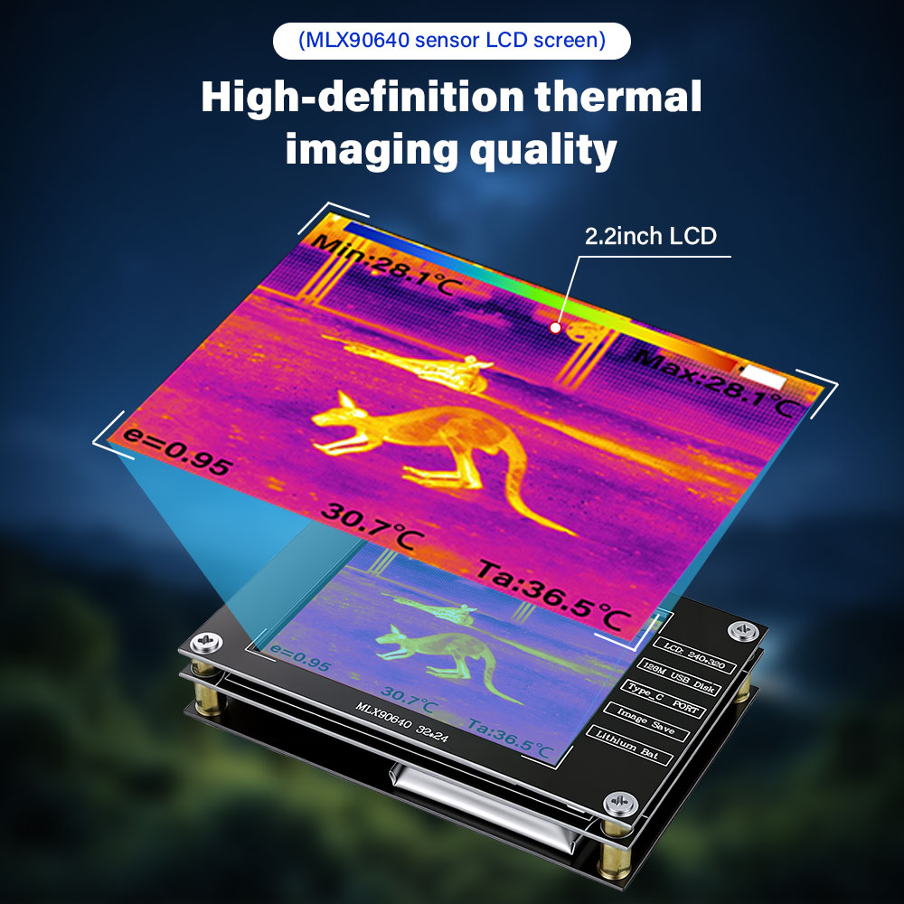 -40 ℃ ~300 ℃   Портативный инф – обзор и цена Thermal Imaging Camera Pcb Repair